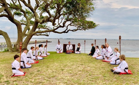 Black Belt martial arts ceremony morehead city