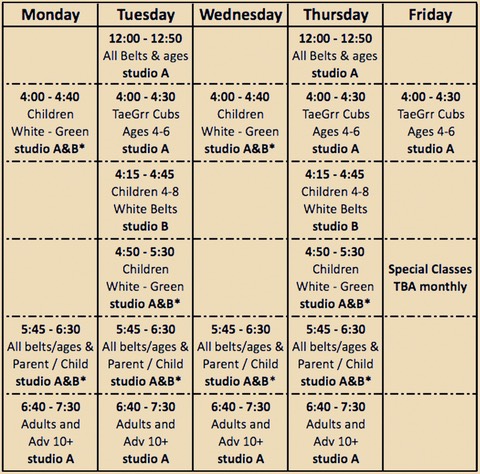 Grandmasters Karate morehead city schedule copy